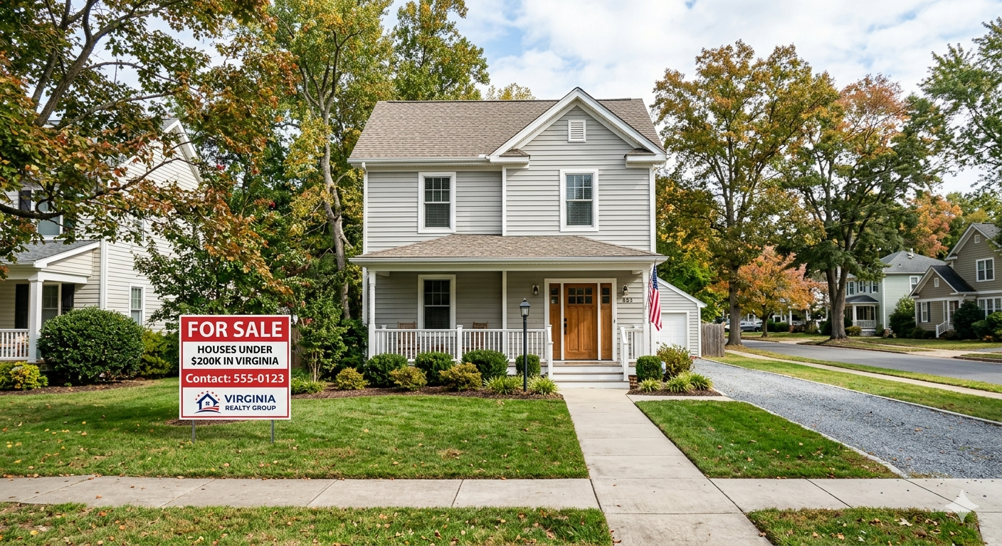 Houses for Sale Under 200K in Virginia